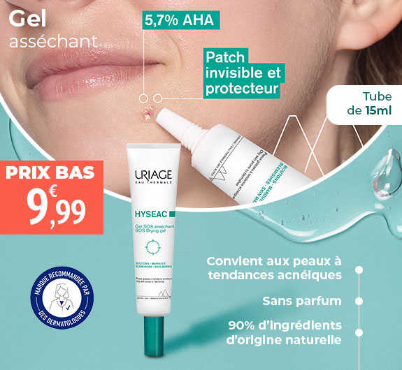 Prix bas Uriage Hyseac gel asséchant