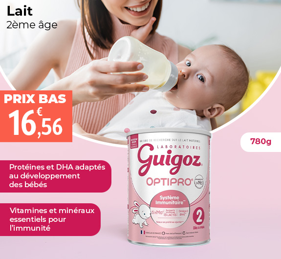 Prix bas Guigoz Optipro lait 2ème âge