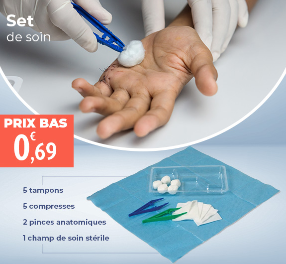 Prix bas set pansement stérile Euromedis