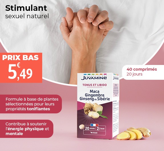 Prix bas Juvamine Phyto Maca Gingembre Ginseng de Sibérie