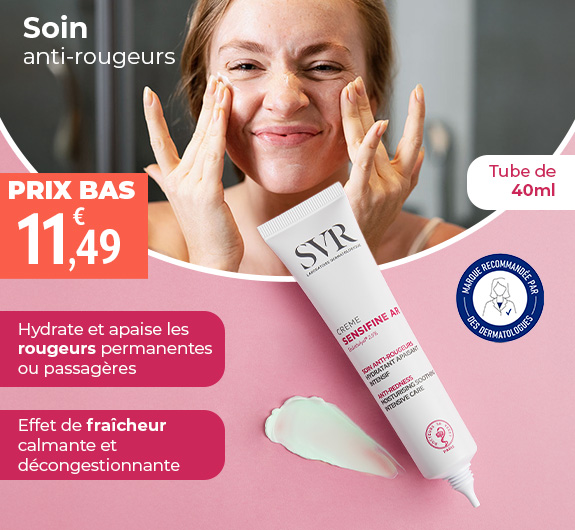 Prix bas crème Sensifine AR SVR