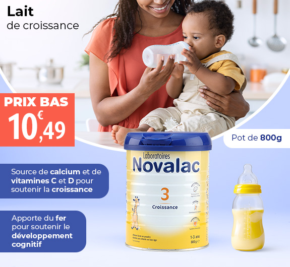 Prix bas Novalac Croissance lait 3ème âge