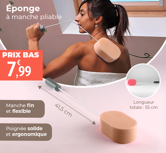 Prix bas éponge à manche pliable Identités