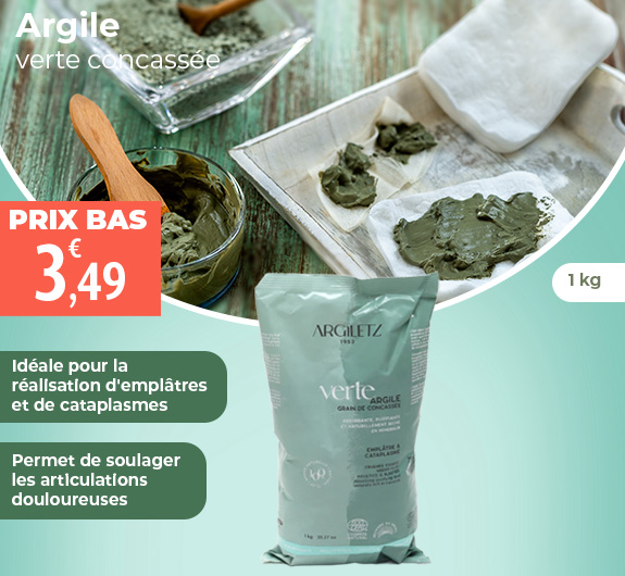 Prix bas Argile verte Argiletz