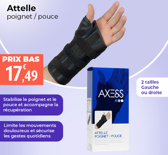 Prix bas Attelle poignet pouce Axess Orliman