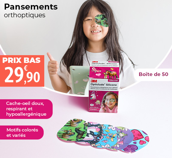 Prix bas Opticlude silicone