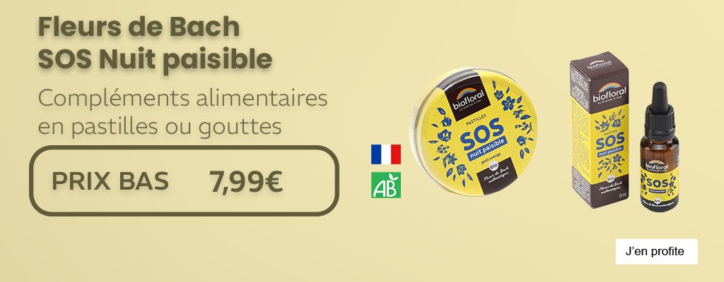 Prix bas Fleurs de bach nuit paisible