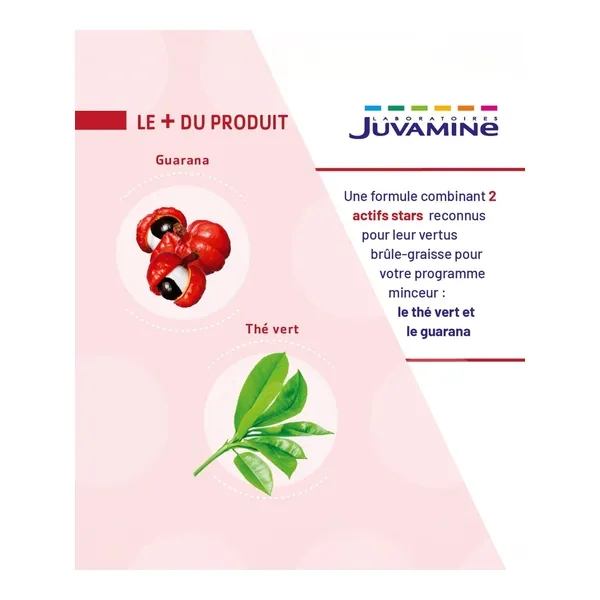 Juvamine Thé vert Guarana gélules