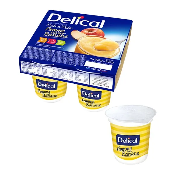 Delical Nutra pote compote hyperprotéinée