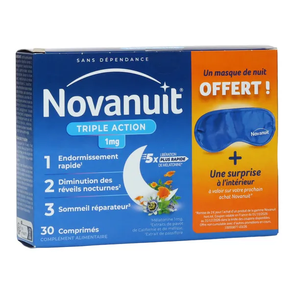 Novanuit Triple Action comprimés