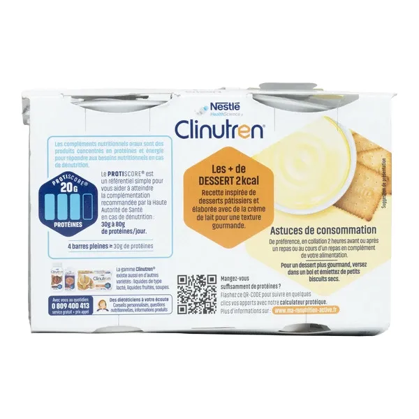Clinutren Dessert 2kcal crème HP HC
