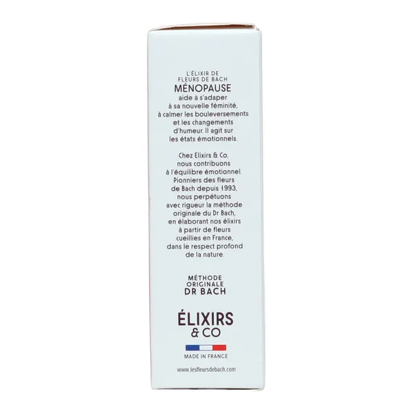 Elixirs and Co Fleurs de Bach Ménopause gouttes bio