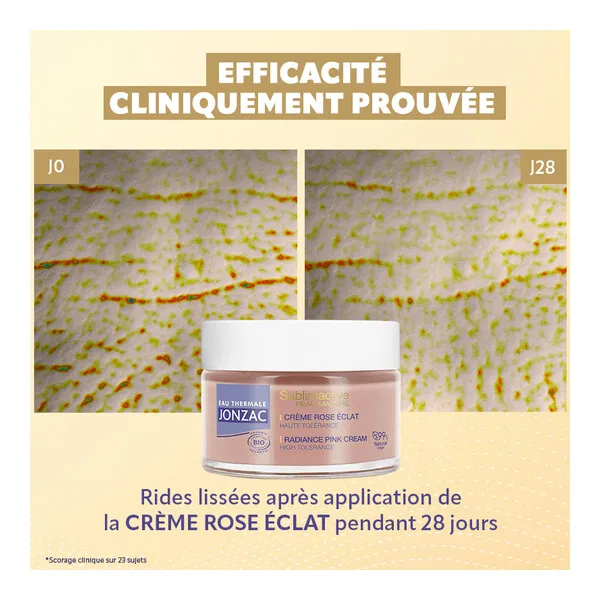 Jonzac Sublimactive Crème Rose éclat Bio