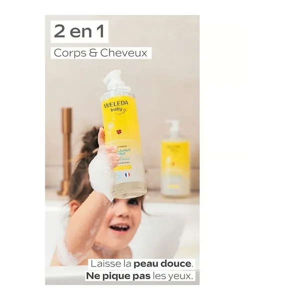 Weleda bébé gel lavant doux au calendula bio