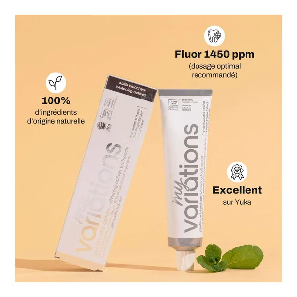 My Variations Dentifrice Blancheur bio