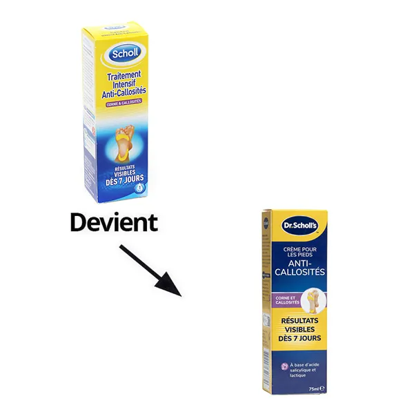 Scholl Crème pieds anti-callosités