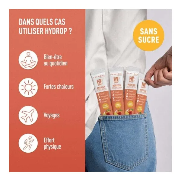 Granions Hydrop Booster d'hydratation stick