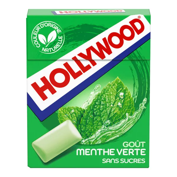 Hollywood chewing gum sans sucres