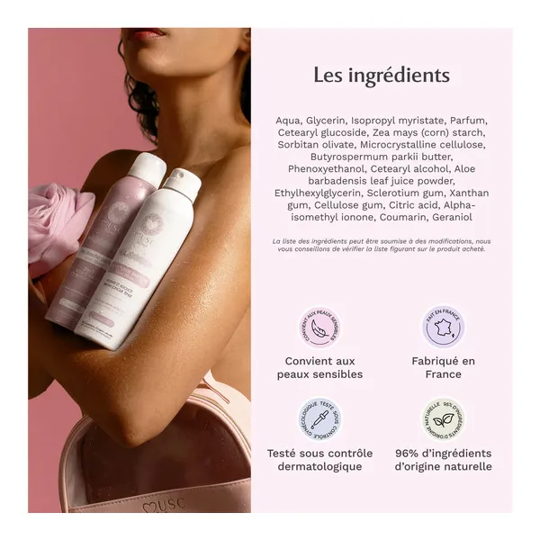 Musc Intime Lait en spray parfumé
