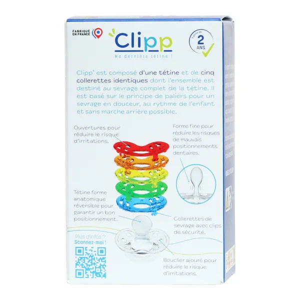 Tétine de sevrage Clipp