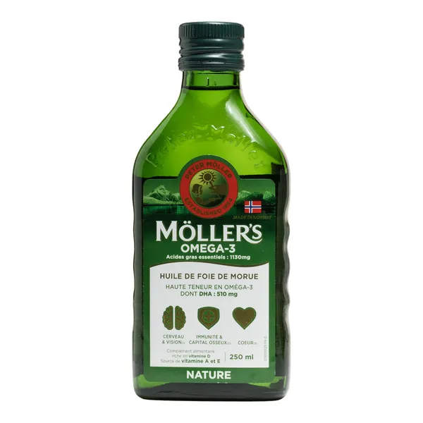 Moller's Omega 3 Huile de foie de morue