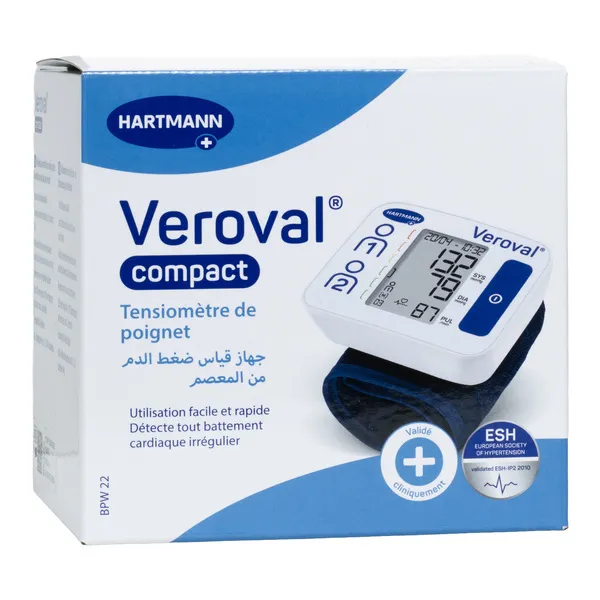 Hartmann Veroval Tensiomètre poignet Compact