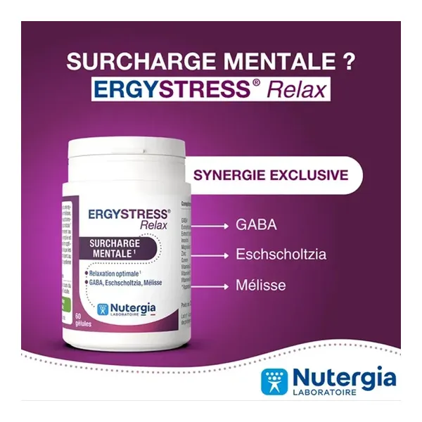 Nutergia ErgyStress relax gélules
