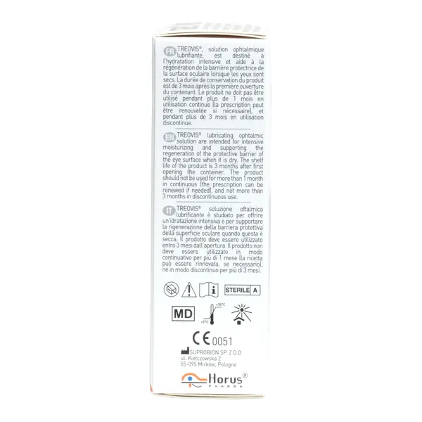 Treovis Solution ophtalmique lubrifiante