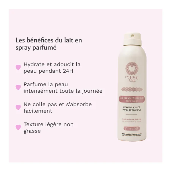 Musc Intime Lait en spray parfumé