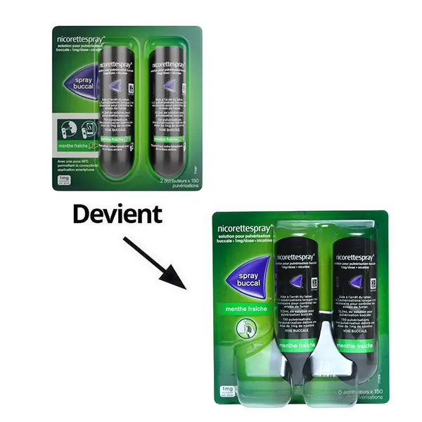 Nicorette Spray 1 mg menthe fraîche