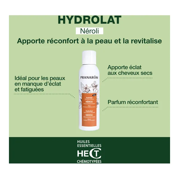 Pranarom hydrolat Néroli Bio