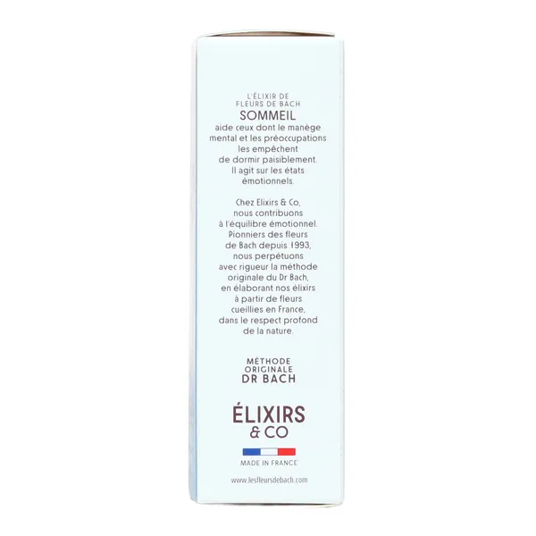Elixirs and Co Fleurs de Bach Sommeil gouttes bio