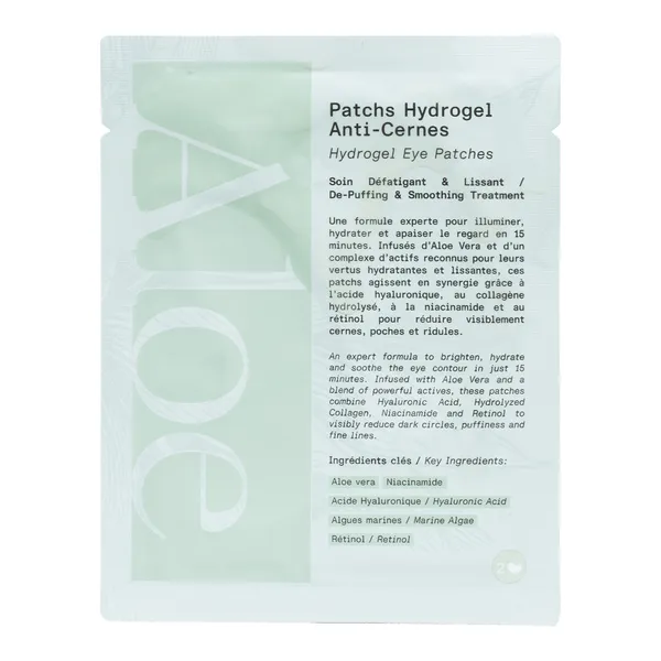 Aloe Paris Patchs Hydrogel anti cernes