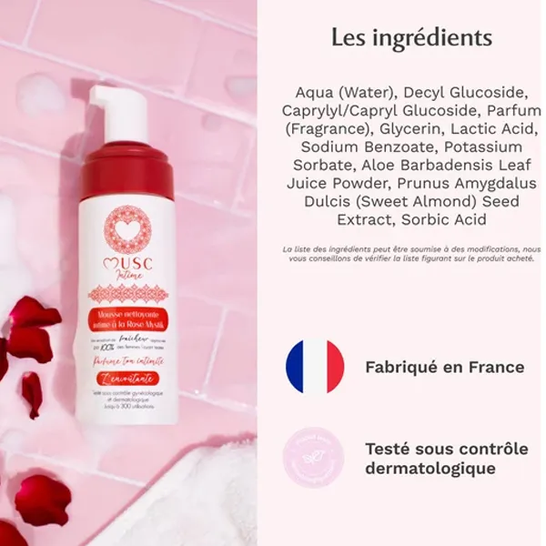 Musc Intime Mousse nettoyante