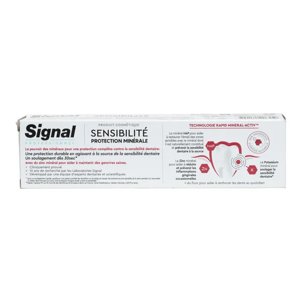 Signal Dentifrice Sensibilité gencives