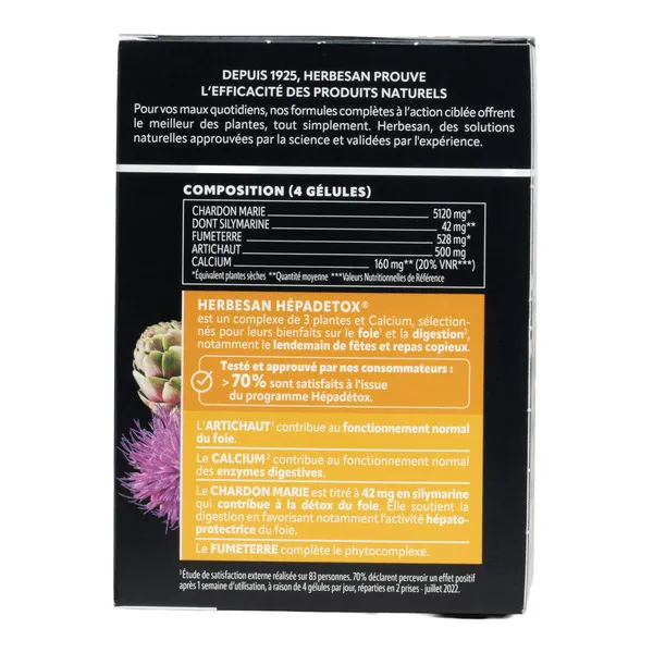 Herbesan Hépadétox gélules