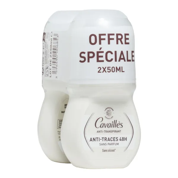 Cavaillès déodorant Anti traces 48h Roll-on