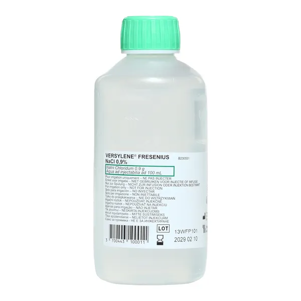Versylene Fresenius NaCl sérum physiologique pour irrigation