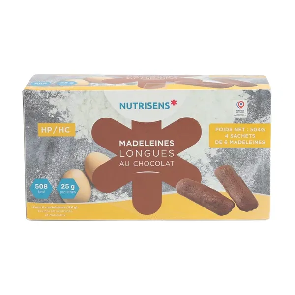 Nutrisens madeleines longues HP/HC
