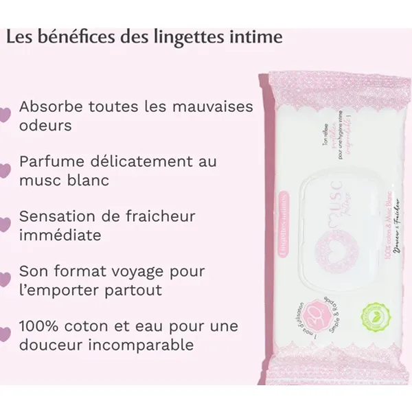 Musc Intime Lingettes intimes