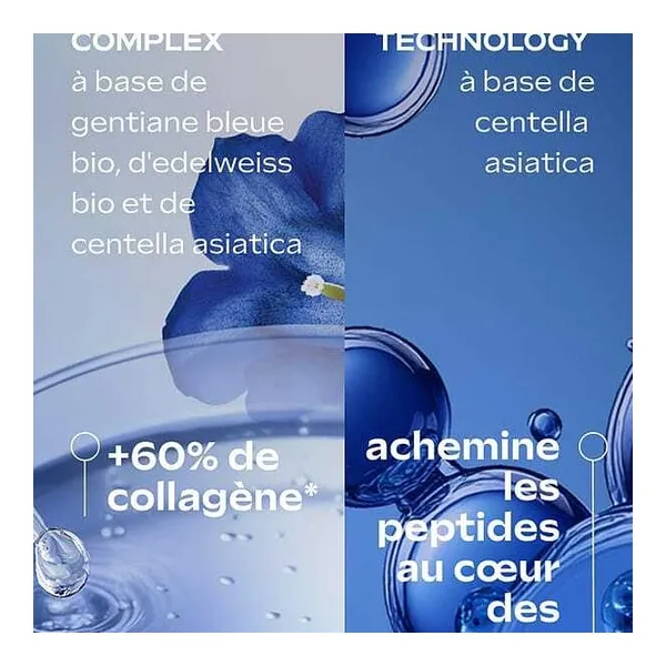 Weleda Exo Boost Masque tissu Collagene Gentiane bleue et Edelweiss