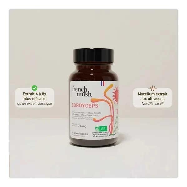French Mush Cordyceps Bio gelules