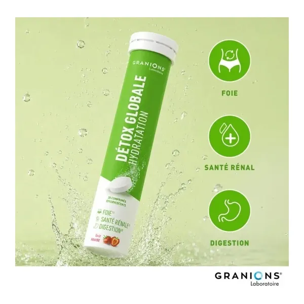 Granions Détox globale comprimés effervescents