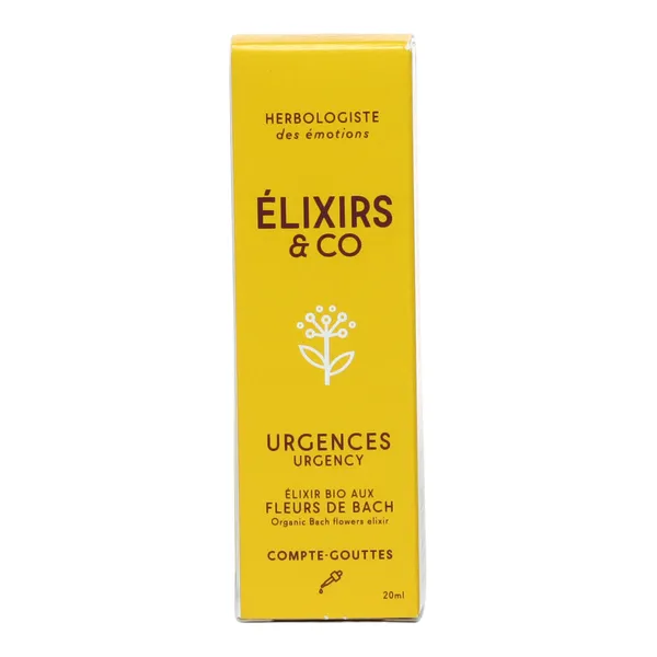 Elixirs and Co Fleurs de Bach Urgences gouttes
