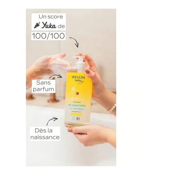 Weleda bébé gel lavant doux au calendula bio
