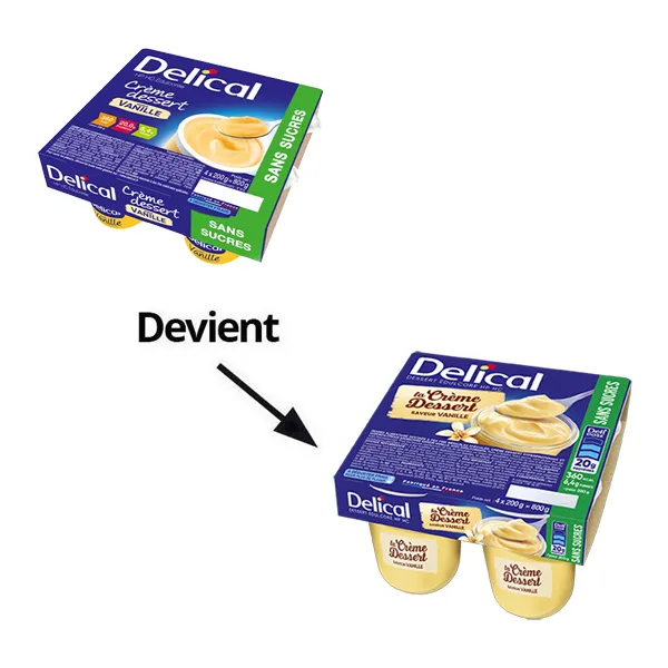 Delical crème dessert HP HC sans sucres