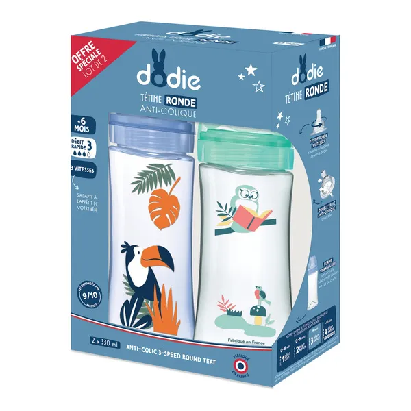 Dodie Biberon Tétine ronde