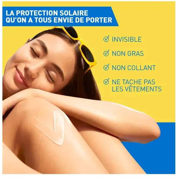 Cerave Lait solaire invisible hydratant SPF 50+
