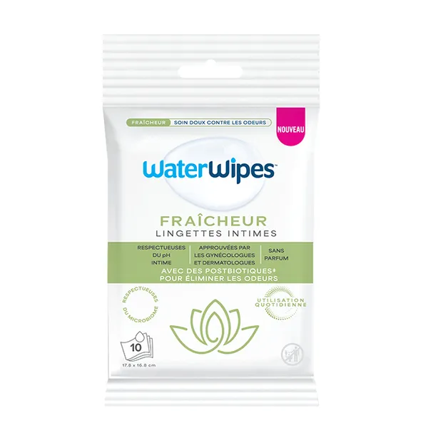 WaterWipes Lingettes intimes Fraicheur
