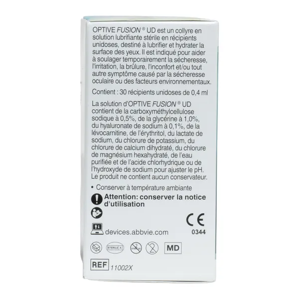 Optive Fusion Solution ophtalmique unidoses